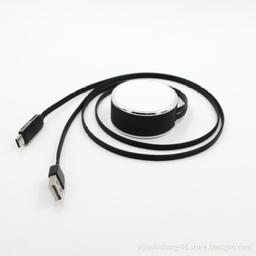 Yijiashishang Custom Logo 3 in 1 Flexible Mobile Phone Data Cable